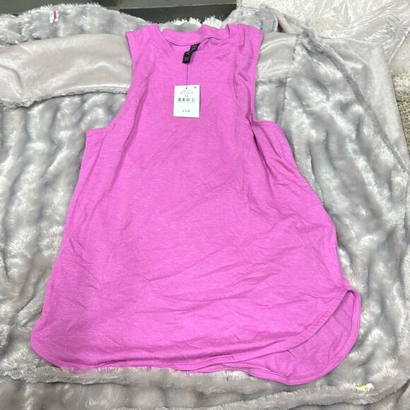 Cotton on Womens Active Curve Hem Tank Pink‎ Size XL - Picture 3 of 3